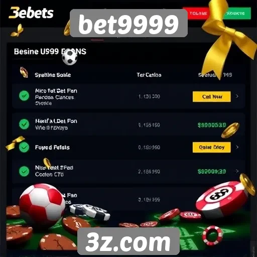 Bonificações atraentes no site bet9999